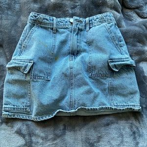 pacsun jean skirt